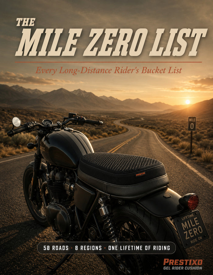 Dovemead™ Ebook "The Mile Zero List" — Every Long-Distance Rider's Bucket List